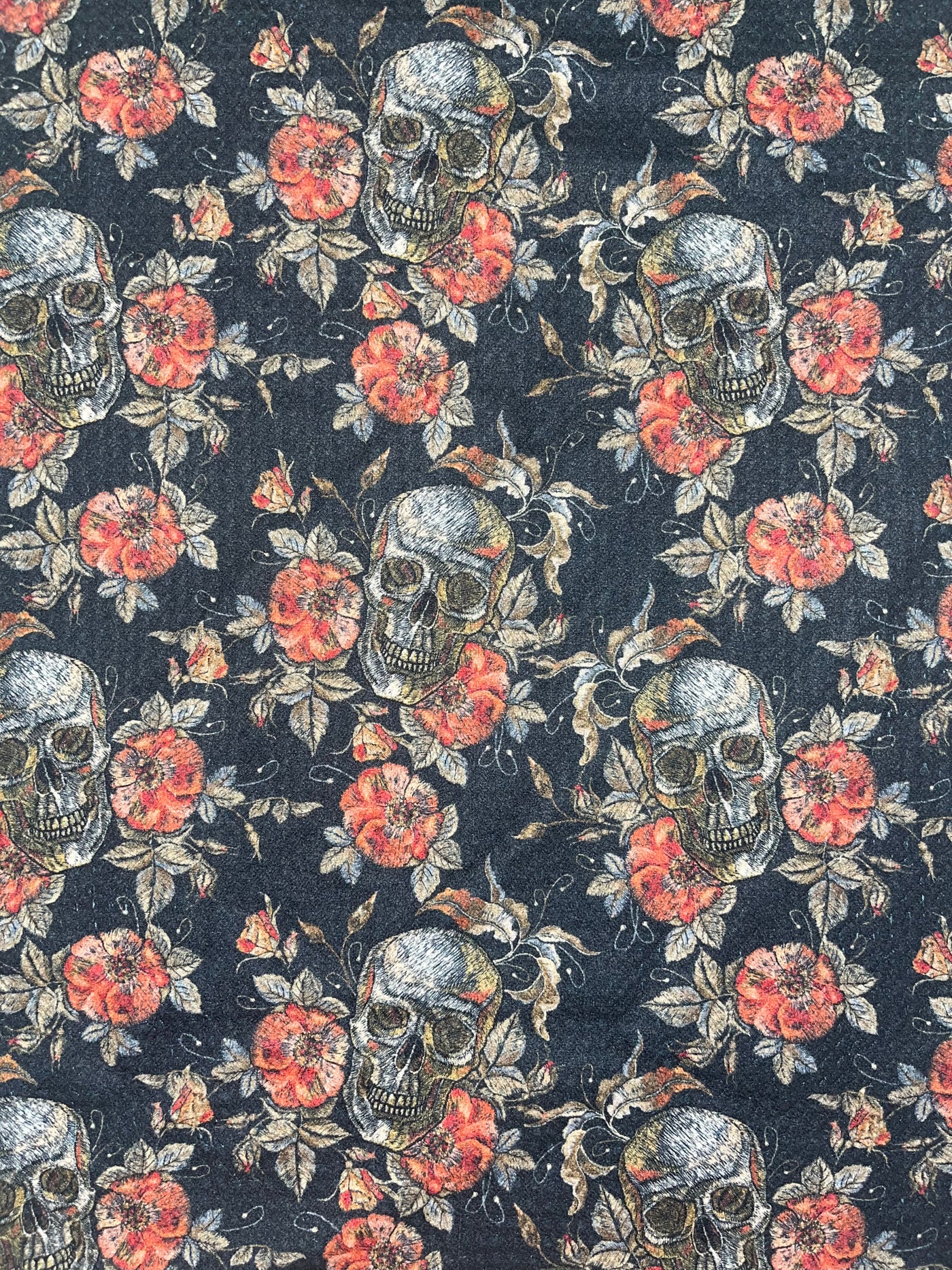 Floral Skeleton Kitchen Towel