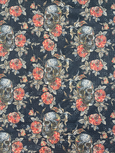 Floral Skeleton Kitchen Towel