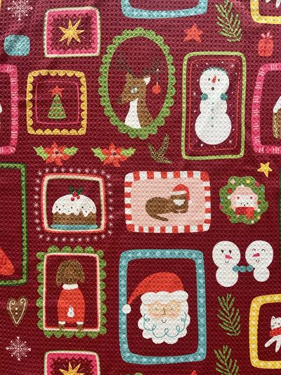 Framed Christmas Kitchen Towel