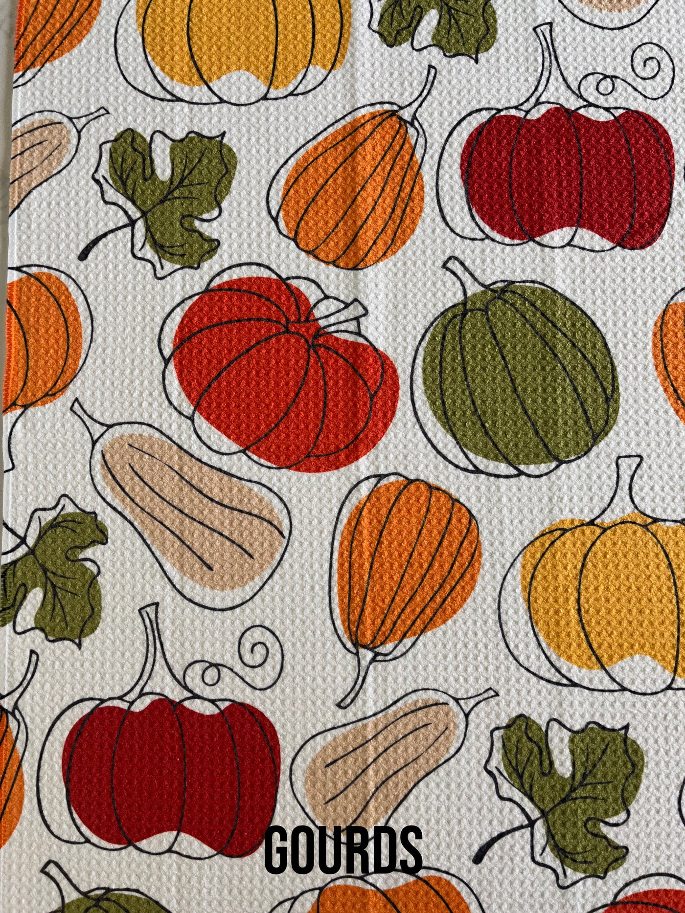 Gourds Waffle Towel