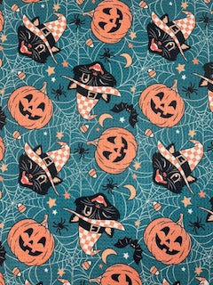 Vintage Halloween Kitchen Towel