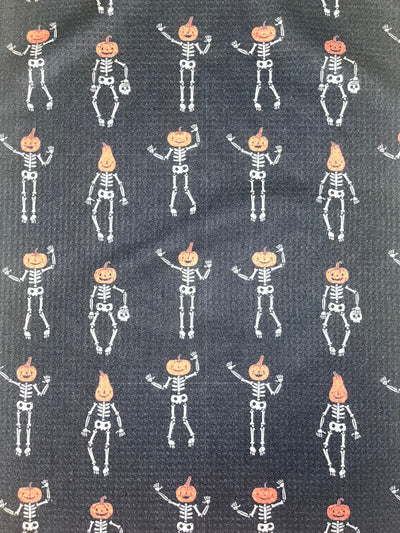 Jack-O-Lantern Skeletons Kitchen Towel