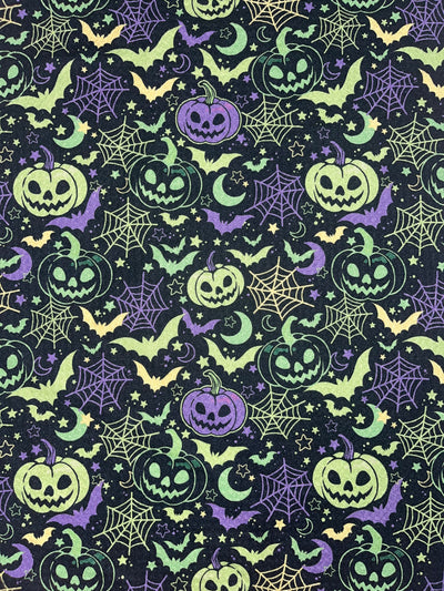 Neon Halloween Kitchen Towel