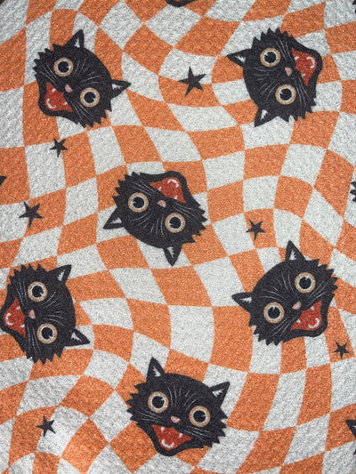 Vintage Scared-y Cat Kitchen Towel