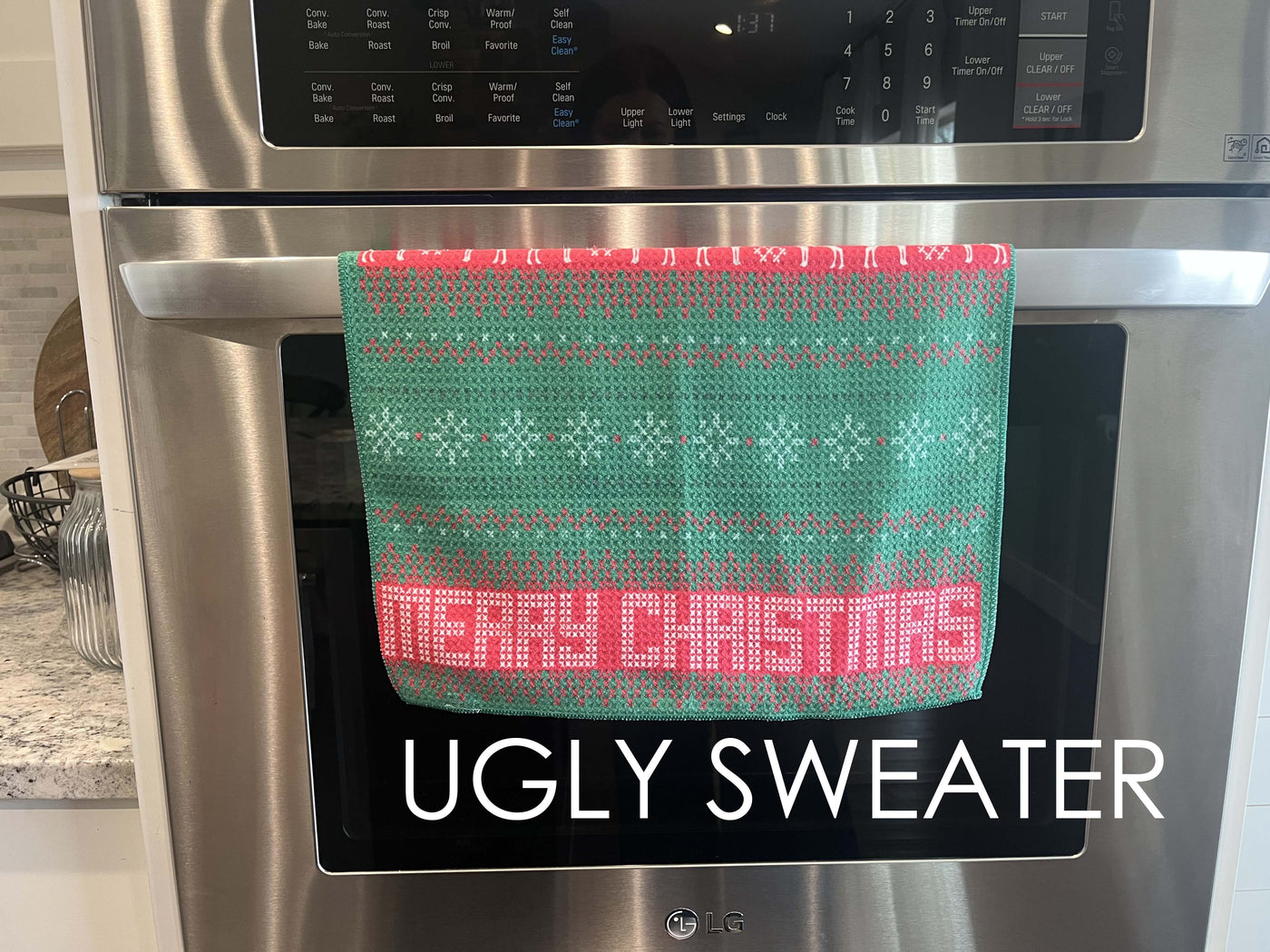 Ugly Sweater Kitchen Towel