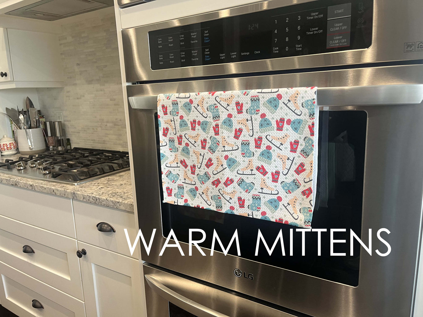 Warm Mittens Kitchen Towel