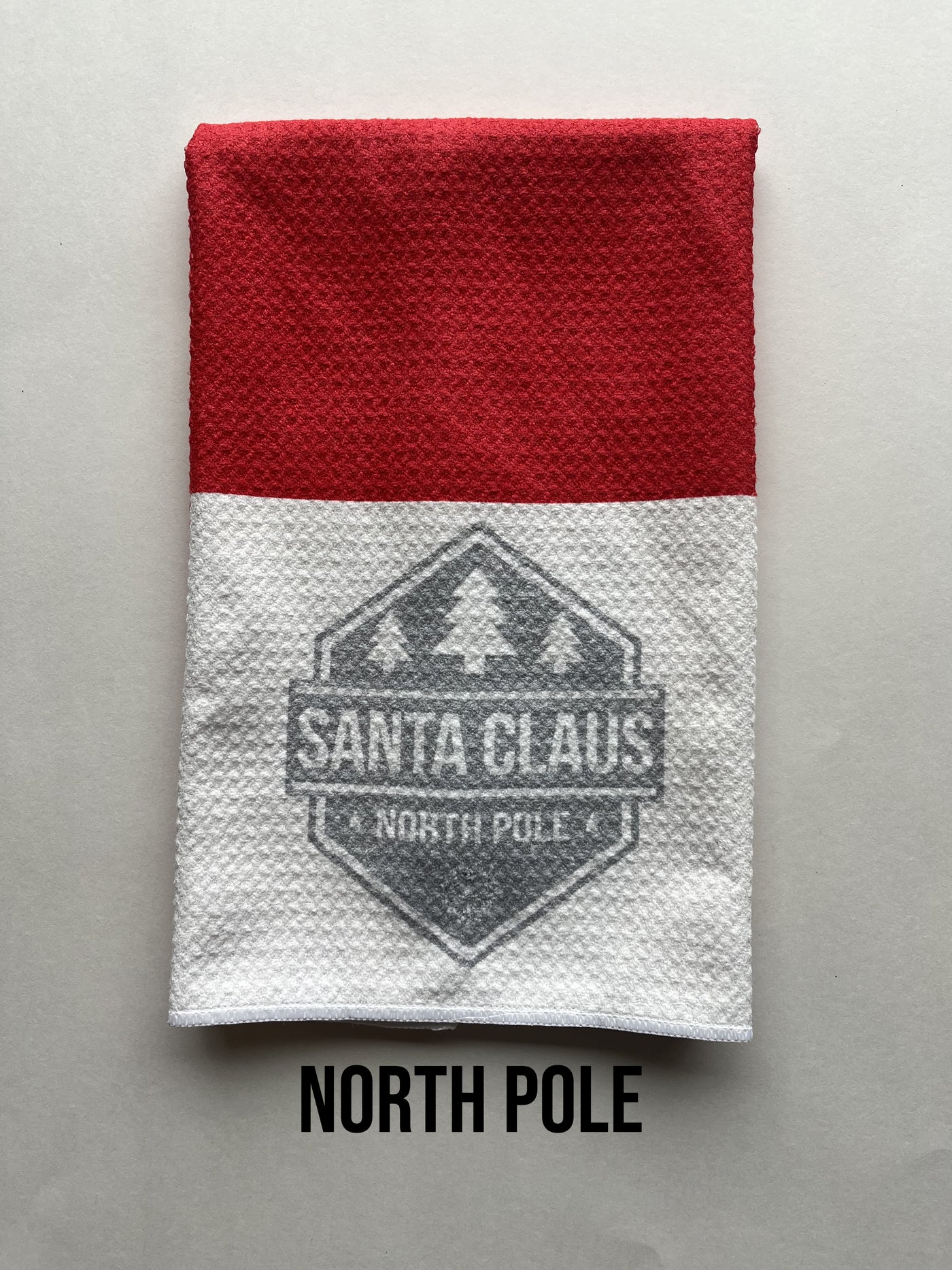 North Pole Waffle Towel