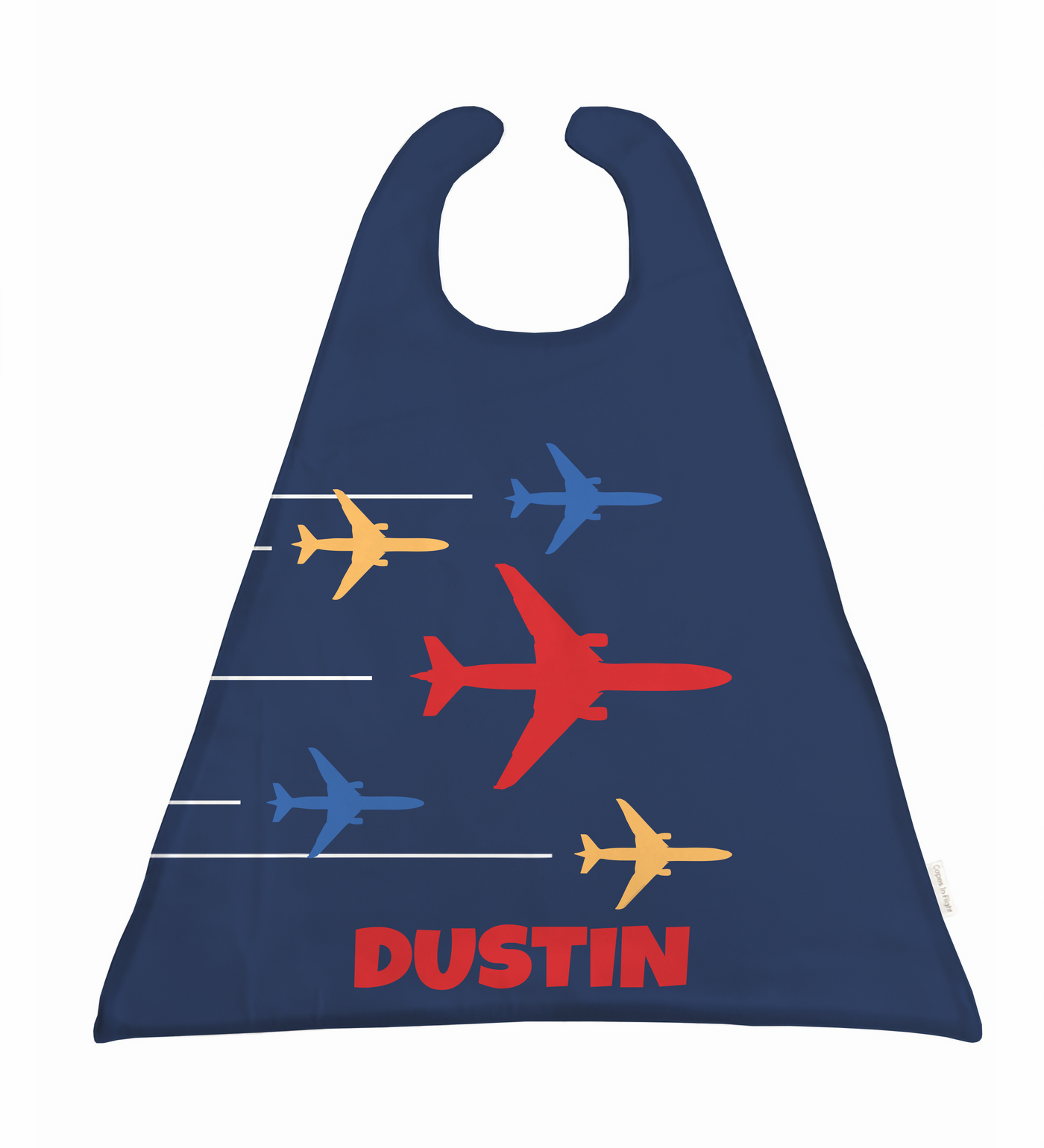 Reversible Sky Of Airplanes on Blue