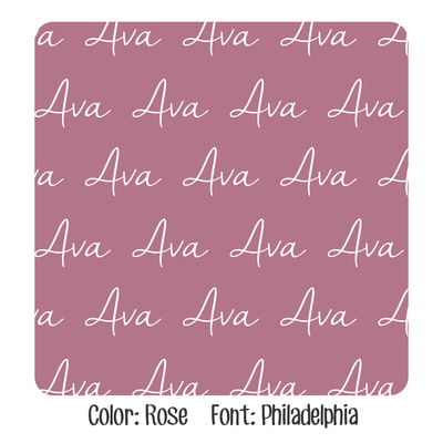 Spring Personalized Name Blankets (Toddler/Baby)
