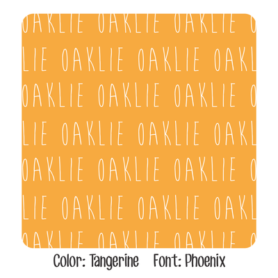 Spring Personalized Name Blankets (Toddler/Baby)