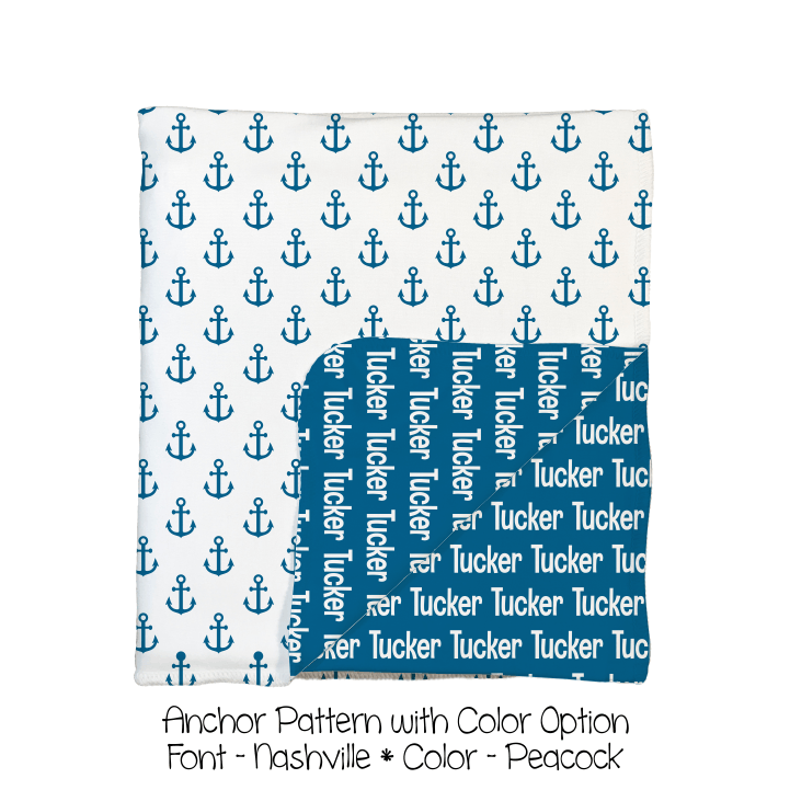 Build Your 2-Sided Swaddle! Color Option Patterns!