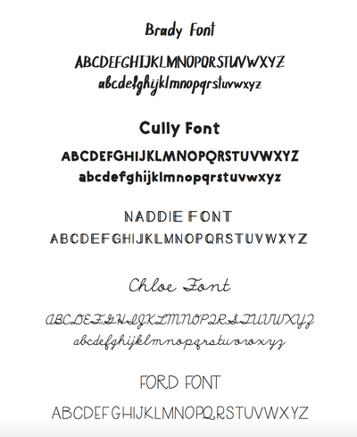 Solid With A Name - 5 Color Options!