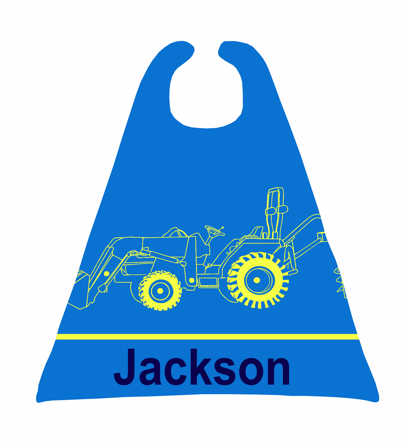 Reversible Tractor - Blue/Yellow