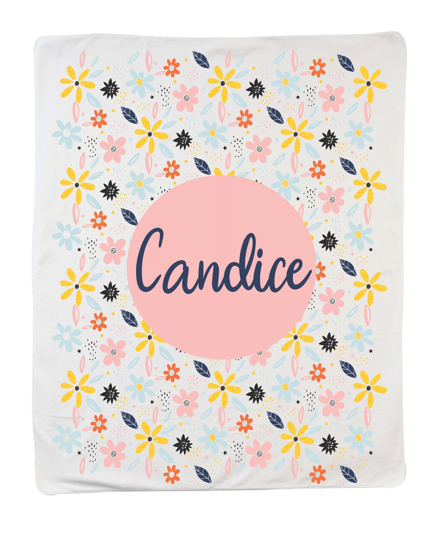 Large Coral Floral