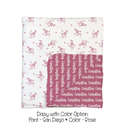 Build Your 2-Sided Swaddle! Color Option Patterns!