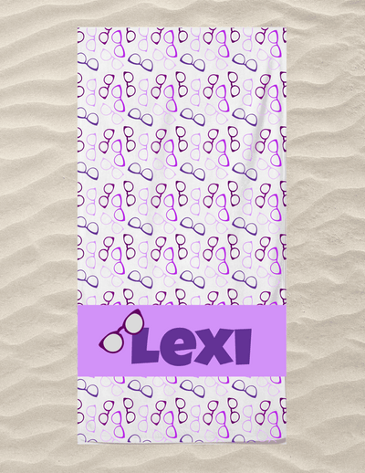Glasses Beach Towel Multiple Colors