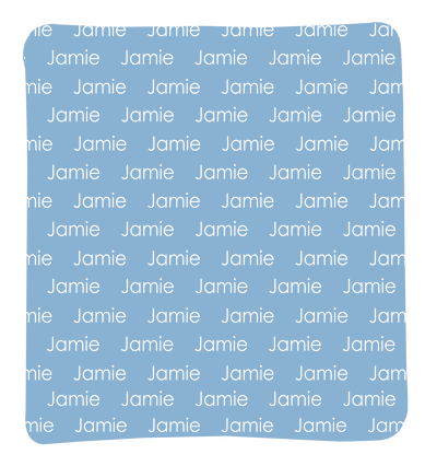 Small - Just A Name (Color Background)