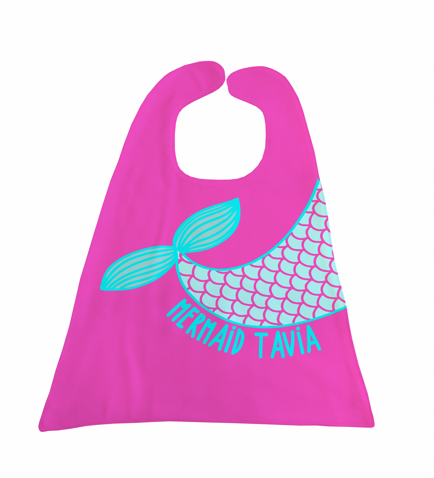 Mini Mermaid Tail Pink/Teal