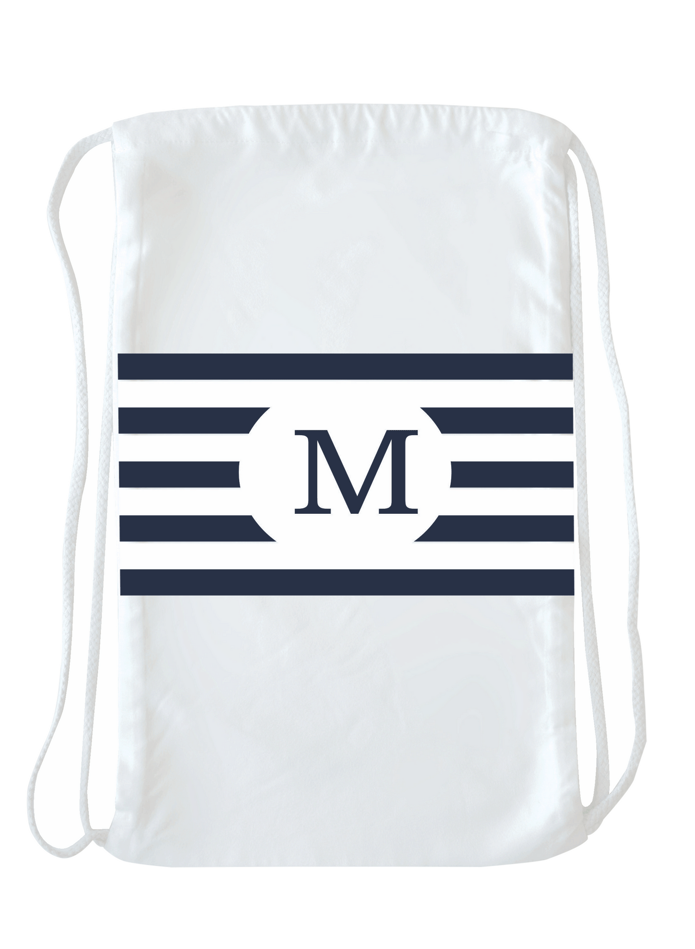 Navy Blue Stripe Bag