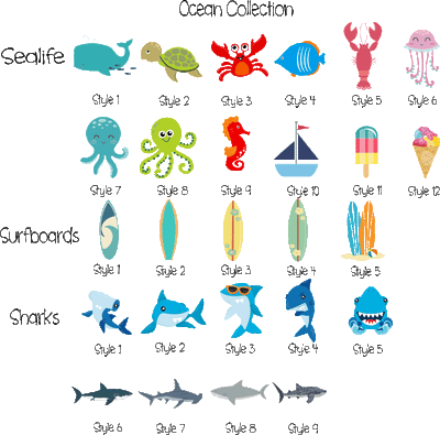 Gift Bags Ocean Collection