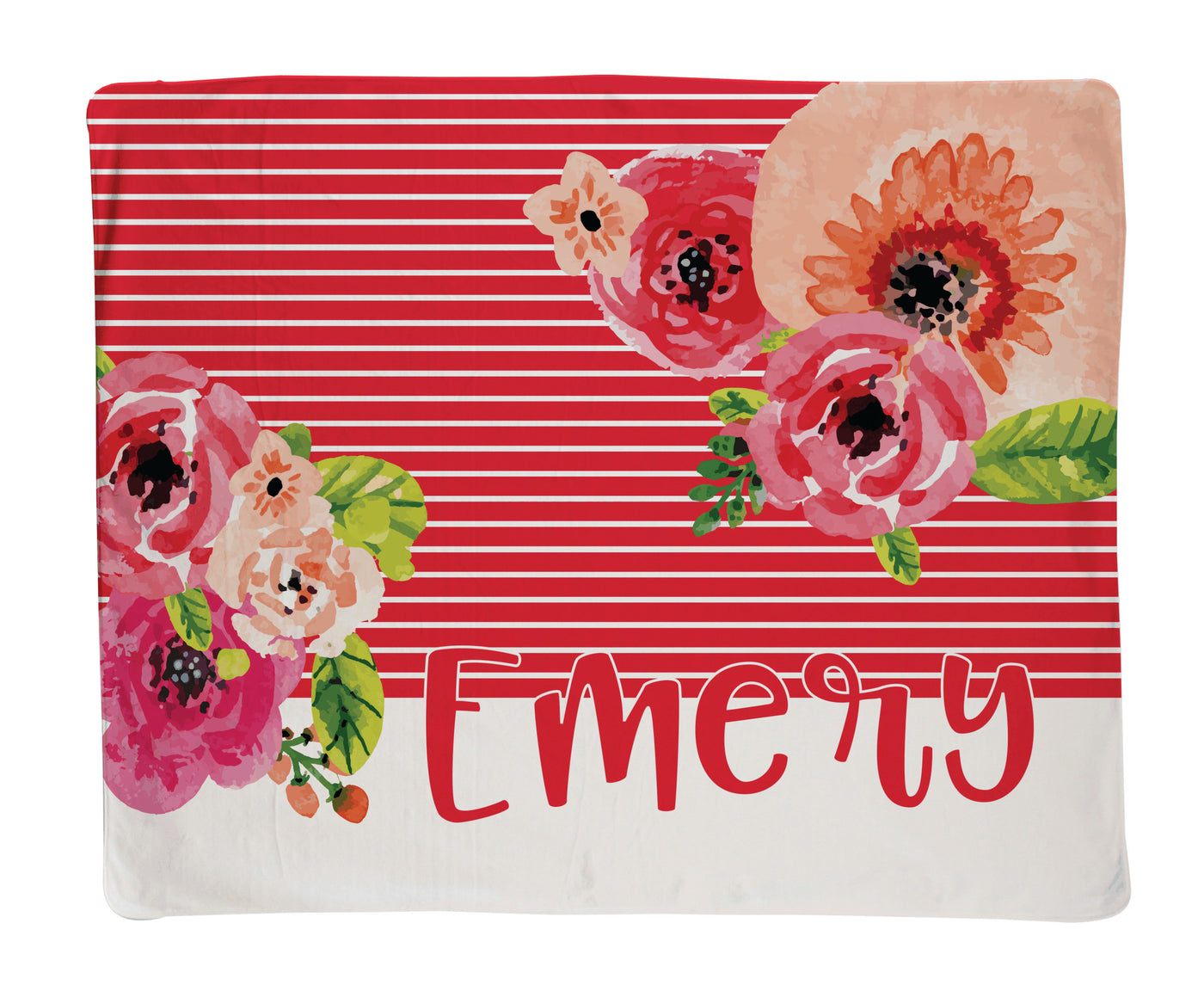 Large Stripe Floral - Multiple Color Options!