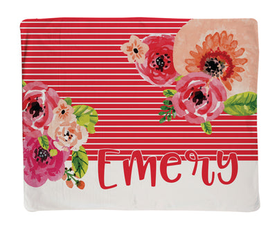 Large Stripe Floral - Multiple Color Options!