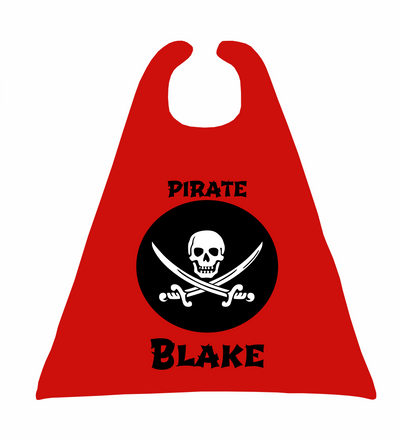 Reversible Pirate Skull - Red