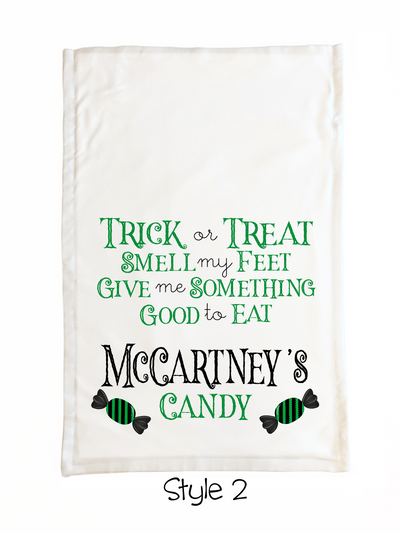 Halloween Trick or Treat Pillowcase Bags