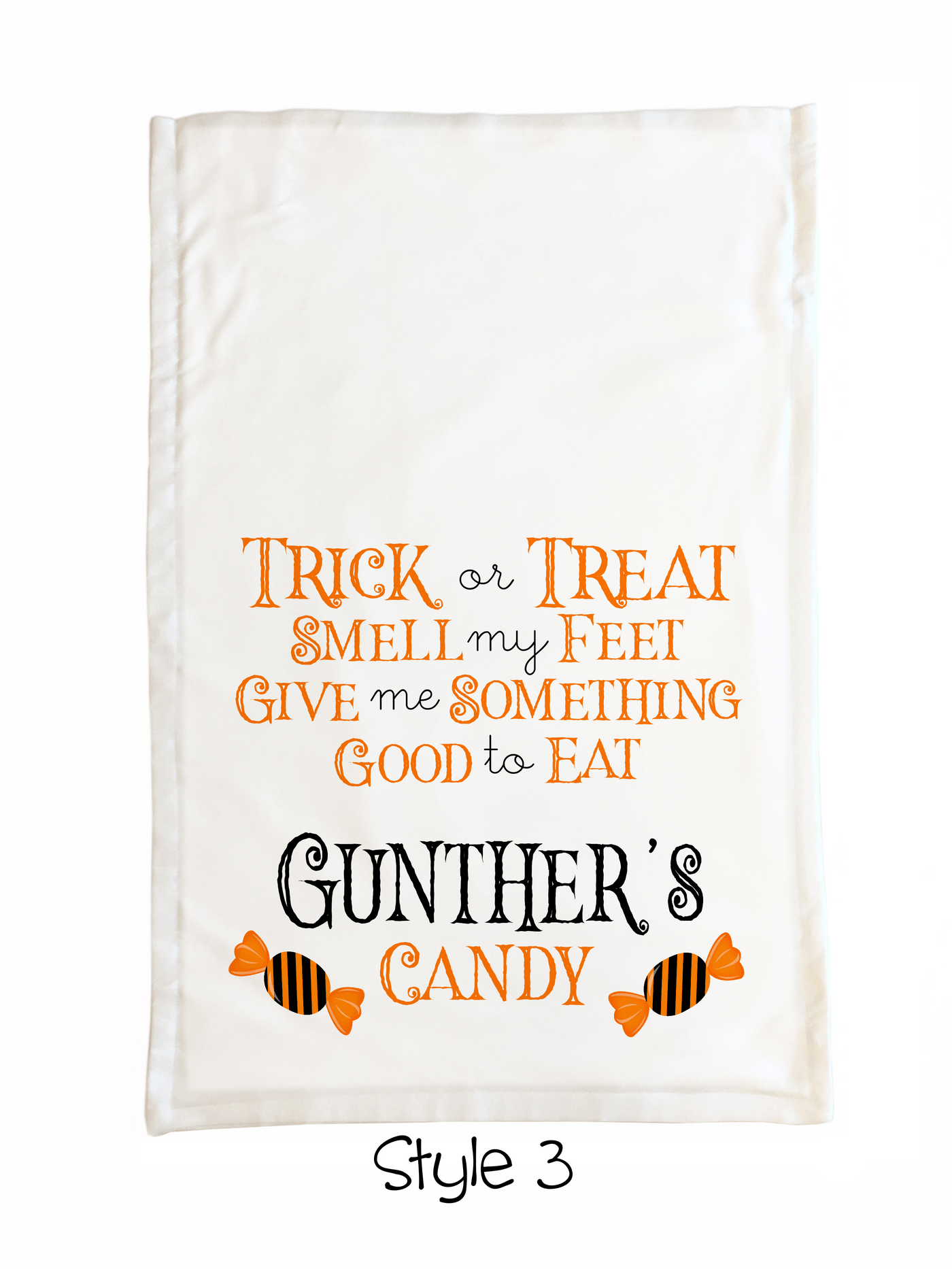 Halloween Trick or Treat Pillowcase Bags