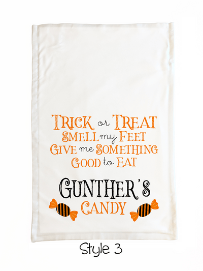 Halloween Trick or Treat Pillowcase Bags