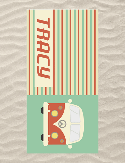 VW Bus Beach Towel - Multiple Styles!