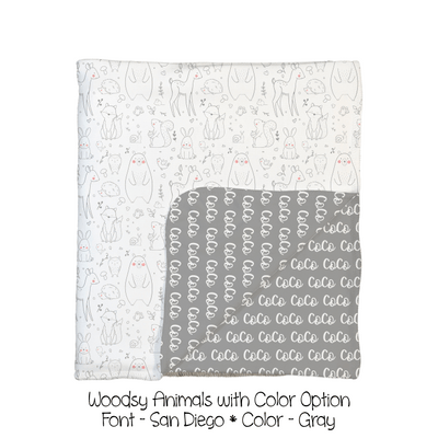 Build Your 2-Sided Swaddle! Color Option Patterns!