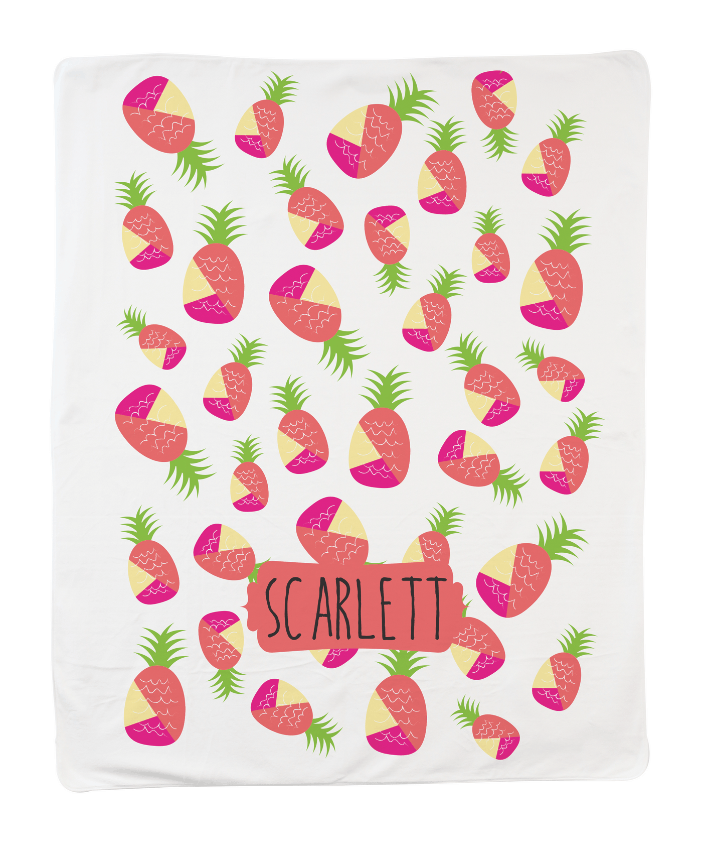 Bright Pineapple Blanket