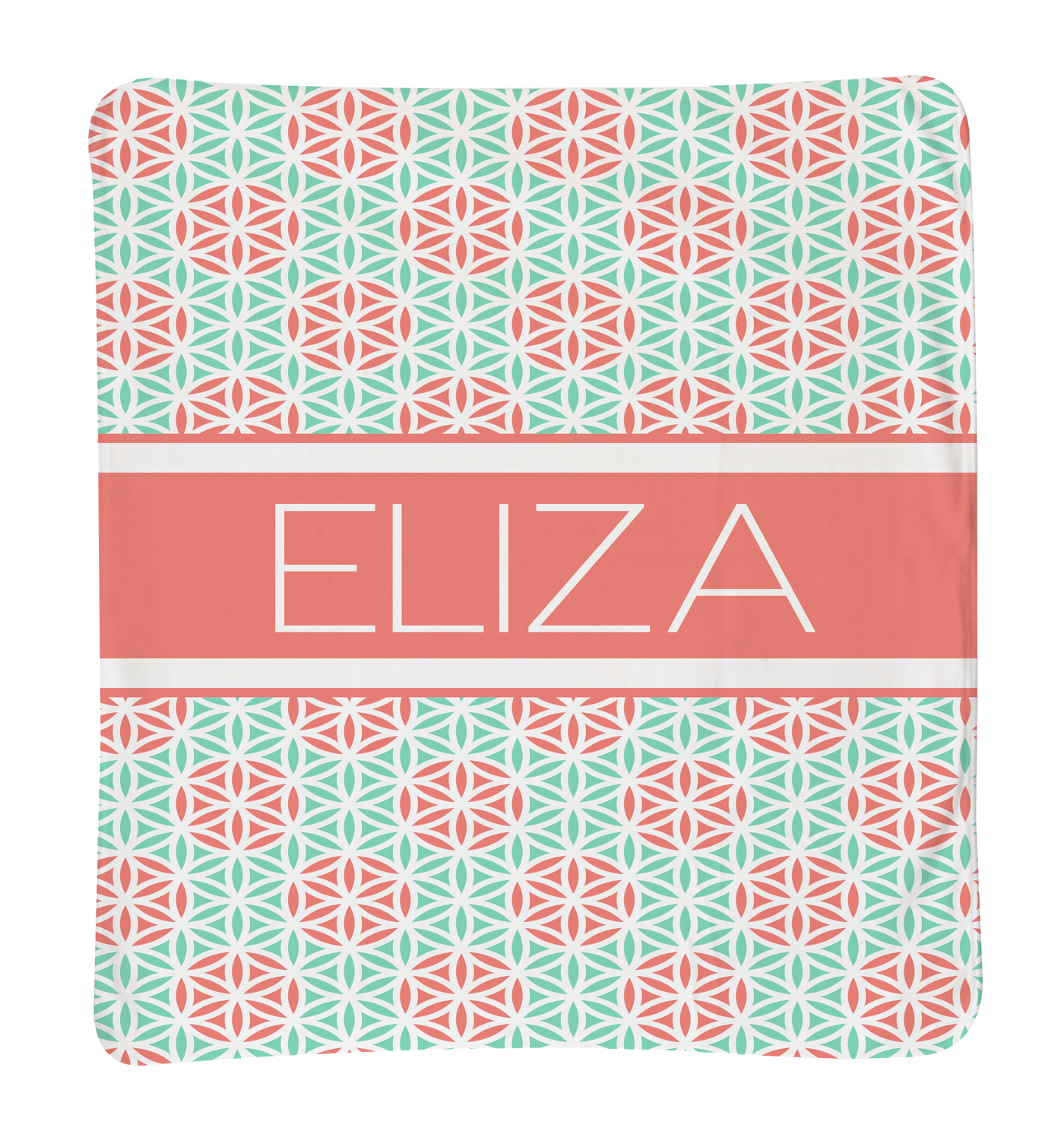Coral & Mint Pattern