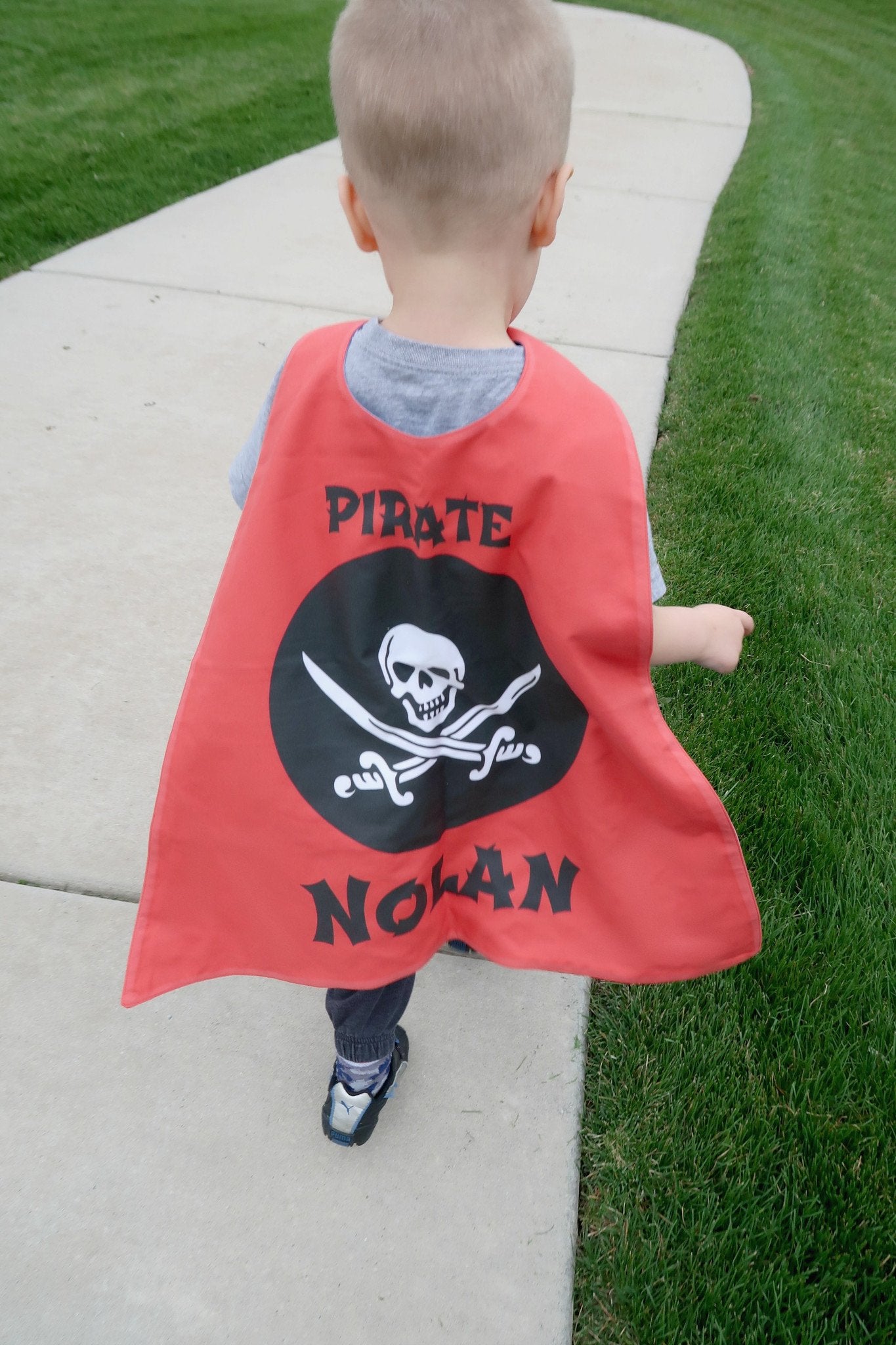 Reversible Pirate Skull - Red