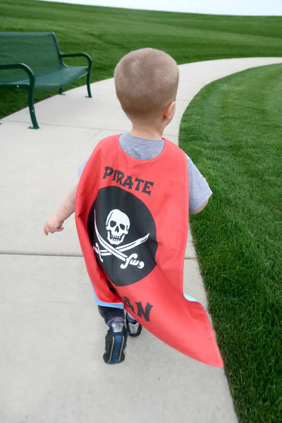 Reversible Pirate Skull - Red