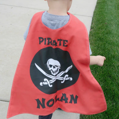 Reversible Pirate Skull - Red