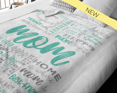 Style 3 Mom Blanket - No Kids Names