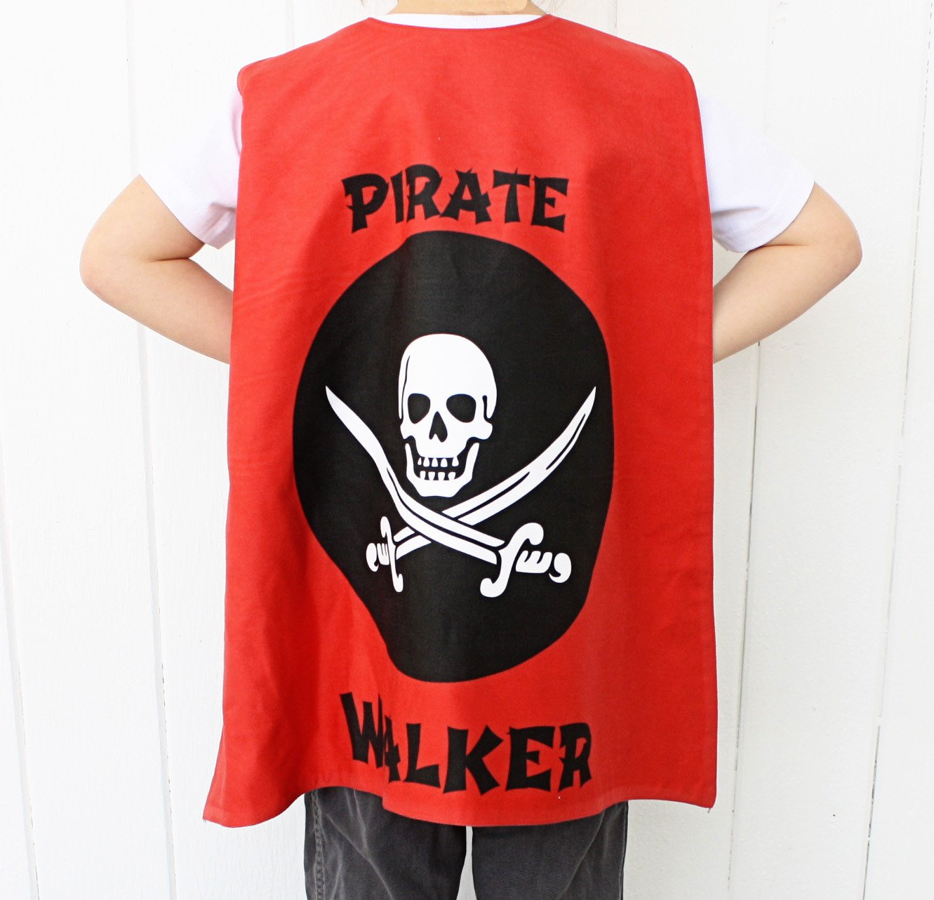 Reversible Pirate Skull - Red