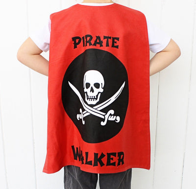Reversible Pirate Skull - Red