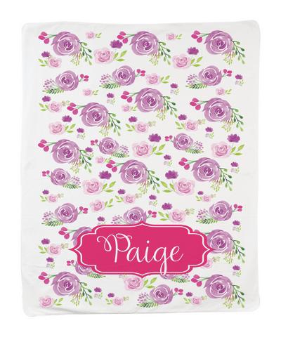 Large Purple Floral